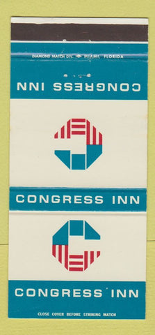 Matchbook Cover - Congress Inn 30 Strike