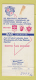 Matchbook Cover - Rockville Plaza Motor Hotel MD 30 Strike