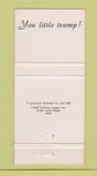 Matchbook Cover - Charlie Chaplin 30 Strike