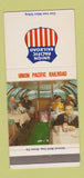 Matchbook Cover - Union Pacific Railroad Dome Dining Cars 30 Strike