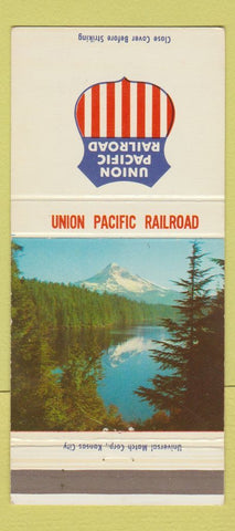 Matchbook Cover - Union Pacific Railroad Mount Hood OR 30 Strike