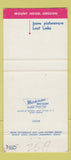 Matchbook Cover - Union Pacific Railroad Mount Hood OR 30 Strike