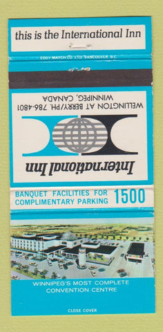 Matchbook Cover - International Inn Winnipeg MB 30 Strike