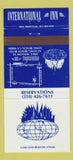 Matchbook Cover - International Inn Long Beach CA 30 Strike