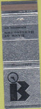 Matchbook Cover - Bank of Burlington WI