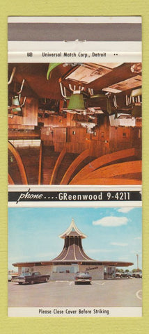 Matchbook Cover Schumm's Ann Arbor MI Detroit Jackson Battle Creek MI 30 Strike