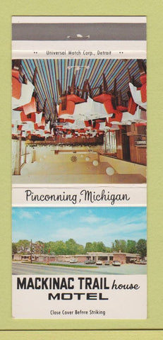 Matchbook Cover - Mackinac Trail House Motel Piconning MI 30 Strike