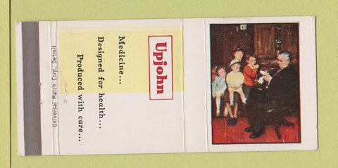 Matchbook Cover - Upjohn Medicine 30 Strike