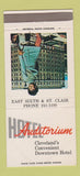 Matchbook Cover - Hotel Auditorium Cleveland OH girlie 30 Strike