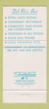 Matchbook Cover - Rio Manor Motor Lodge Del Rio TX 30 Strike