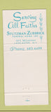 Matchbook Cover - Stutzman Durbrick Funeral Home Lancaster NY 30 Strike