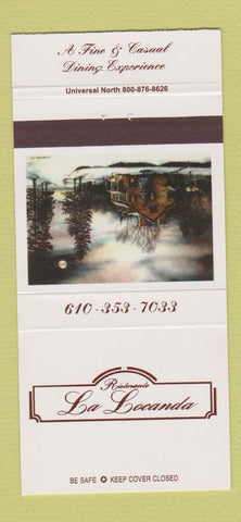 Matchbook Cover - Ristorante La Locanda Edgemont PA 30 Strike