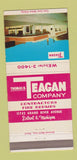 Matchbook Cover - Thomas Teagan Contractors Detroit MI 30 Strike