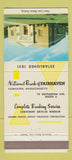 Matchbook Cover - National Bank of Fairhaven MA 30 Strike