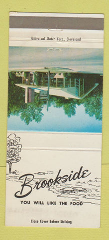 Matchbook Cover - Brookside Restaurant Findlay OH 30 Strike
