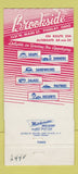 Matchbook Cover - Brookside Restaurant Findlay OH 30 Strike