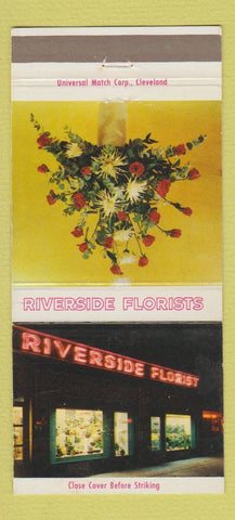 Matchbook Cover - Riverside Florist Flowers Cleveland OH 30 Strike