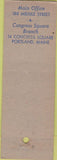 Matchbook Cover - Canal National Bank of Portland ME