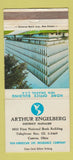 Matchbook Cover Arthur Engelberg Canton OH Pan American Life Insurance 30 Strike