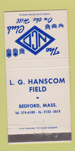 Matchbook Cover - NCO Club LG Hanscom Field Bedford MA 30 Strike