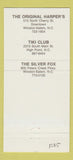Matchbook Cover - Mirage Strip Club Tiki Club Greensboro NC girlie 30 Strike