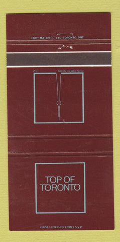 Matchbook Cover - Top of Toronto ON 30 Strike