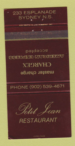 Matchbook Cover - Palace Grill Moncton NB 30 Strike
