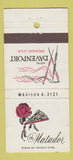 Matchbook Cover - Matador Hotel Davenport Spokane WA WEAR 30 Strike