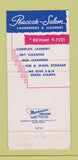 Matchbook Cover - Peacock Salem Laundry Salem VA WEAR 30 Strike
