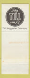 Matchbook Cover - Restaurant Onkel Adam Pizza WEAR 30 Strike