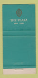Matchbook Cover - Persian Room Plaza Hotel New York City WEAR #3 30 Strike