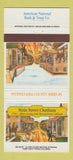 Matchbook Cover - American National Bank and Trust Pittsylvania  30 Strike