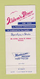 Matchbook Cover - Aldom's Diner Salem OH 30 Strike