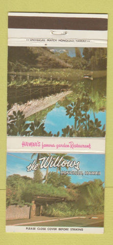 Matchbook Cover - The Willows Honolulu Hawaii restaurant 30 Strike
