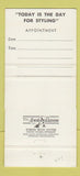 Matchbook Cover - Winton's House of Beauty salon Palmer MA girlie  30 Strike