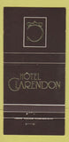 Matchbook Cover - Hotel Clarendon Quebec QC 30 Strike