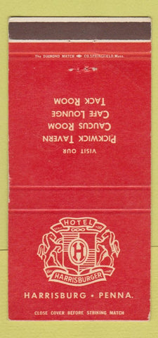 Matchbook Cover - Hotel Harrisburger Harrisburg PA WEAR 30 Strike