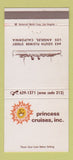 Matchbook Cover - Princess Cruises Los Angeles CA 30 Strike