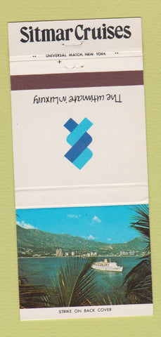 Matchbook Cover - Sitmar Cruises 30 Strike