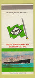 Matchbook Cover - Sulf and South American Steamship Company 30 Strike