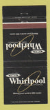 Matchbook Cover - Whirlpool Home Appliances 30 Strike