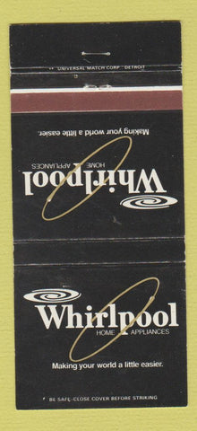 Matchbook Cover - Whirlpool Home Appliances 30 Strike