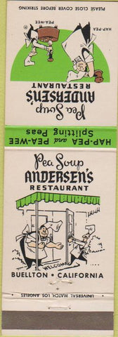 Matchbook Cover - Andersen's Pea Soup Buellton CA