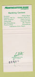Matchbook Cover - Northeastern Bank of PA Wilkes Barre Scranton 30 Strike