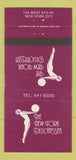 Matchbook Cover - News York Deli New York City girlie 30 Strike