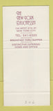 Matchbook Cover - News York Deli New York City girlie 30 Strike