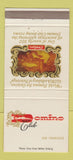 Matchbook Cover - Domino Club San Francisco CA girlie 30 Strike