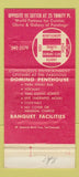 Matchbook Cover - Domino Club San Francisco CA girlie 30 Strike