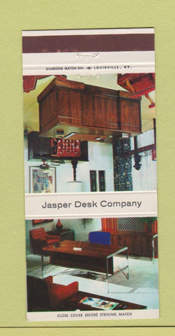 Matchbook Cover - Jasper Desk Company Jasper IN office furniture 30 Strike