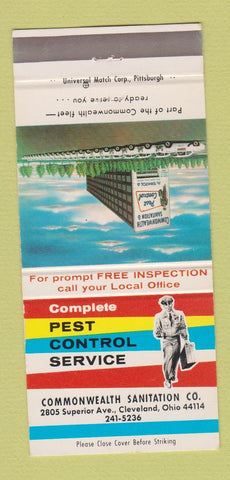 Matchbook Cover - Commonwealth Sanitation Chemical Cleveland OH 30 Strike